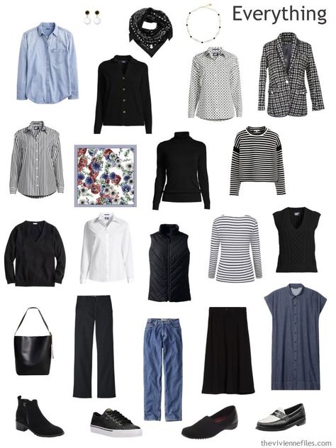 Black And Blue Capsule Wardrobe, Fall Capsule Wardrobe 2024, Travel Capsule Wardrobe Fall, Packing Capsule, Iceland Cruise, Fall Travel Wardrobe, Paris In October, Clothes Capsule Wardrobe, Black Cashmere Turtleneck