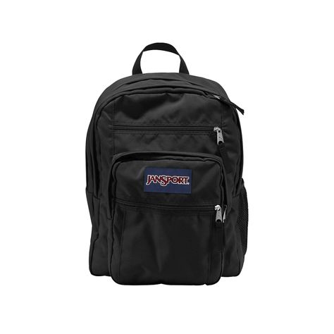 JanSport Big Student Backpack, Solid, Black (TDN7008JAN) | Quill.com Black Jansport, Best Backpacks For School, Mochila Jansport, Jansport Backpacks Big Student, Navy Backpack, Big Backpacks, Backpack Lunch Bag, Business Backpack, Grey Backpacks