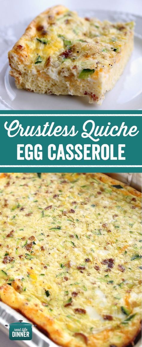 Quiche, Quiche Recipes Without Crust, Quiche Without Crust, Brunch Frittata, Egg Quiche Recipes, Quiche Recipes Crustless, Meatless Breakfast, Egg Recipes For Dinner, Food For Dinner