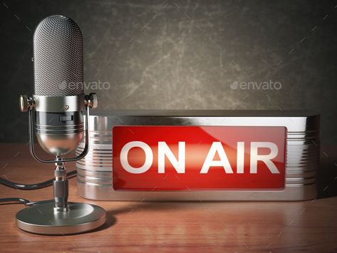 On Air Radio, On Air Sign, Infused Coffee, Live On Air, Internet Radio Station, Vintage Microphone, Internet Radio, Internet Business, Vintage Radio