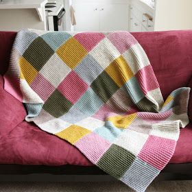 Crochet Afghans, Diy Sy, Knitted Blanket Squares, Crochet Unique, Crochet Squares Afghan, Patchwork Blanket, Manta Crochet, Square Blanket, Patchwork Quilting