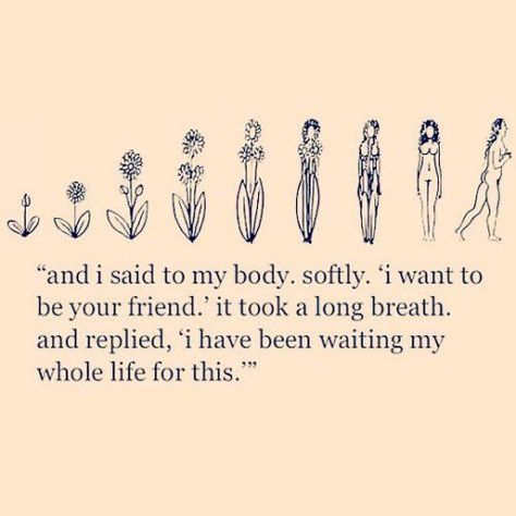 Image Positive, Positive Body Image, Body Love, Self Love Quotes, The Words, Pretty Words, Body Positivity, Beautiful Words, Mantra