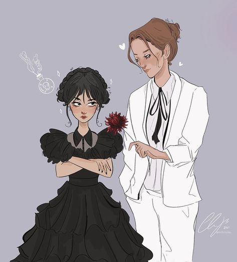 Claudia Bonet🧚🏻 on Instagram: "Wednesday Addams & Xavier Thorpe // Wednesday Addams show @jennaortega @percy @wednesdaynetflix Just binged this show yesterday and it was amazing! I’m literally obsessed with everything and Jenna’s acting. . . . . . #wednesdayaddamsfanart#xavierandwednesday#wednesdayaddams#xavierthorpe#jennaortega#percyhyneswhite#timburton#fanart#art#illustration#netflix" Xavier Thorpe Wednesday, Wednesday And Xavier, Wednesday Xavier, Wednesday Addams Party Ideas, Wednesday Addams Party, Addams Family Theme, Xavier Thorpe, Wednesday Series, Sailor Moon Background