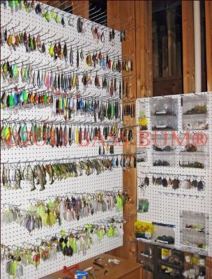 Fishing Tackle Gear - A Fishing Man Cave - Fishing Tackle Storage Systems Fishing Man Cave, Tackle Storage, Fishing Rod Storage, Fishing Tackle Storage, Fishing Ideas, Trendy Music, Popular Hobbies, Storage Systems, Fishing Techniques