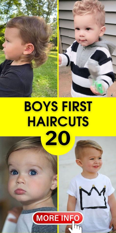 Discover charming styles and ideas for boys first haircuts. Each photo is a testament to the joy and milestone these haircuts represent. From soft curly locks to sleek hairdos, you'll find a range of baby hairstyles suitable for your little one. Embrace the uniqueness of your black baby with these diverse and delightful options. Haircut Styles For Boys, Haircut Ideas For Boys, Black Baby Hair, Baby Boy First Haircut, Boys First Haircut, Children's Hairstyles, Timeless Hairstyles