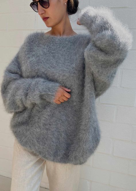 Clothes – R O S Y L E I A ® Alpaca Wool Sweater, Oversize Pullover, Pull Oversize, Oversize Sweater, Loose Cardigan, Fluffy Sweater, Cropped Pullover, Boots Heels, Cardigan Long
