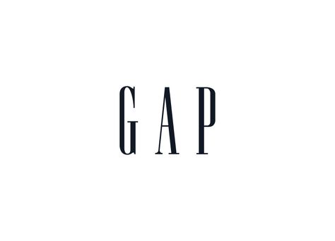 Gap. Ohh so edgy and full of themselves Branding Design, Logos, Hollister, Gap Logo Design, Gap Logo, Branding Design Logo, Brand Logo, Gap, Logo Design