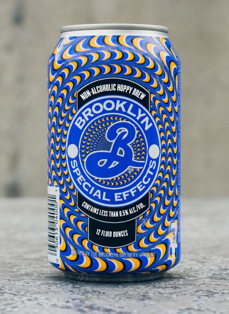 Brooklyn Brewery launches its first nonalcoholic beer: Special Effects Beverage Packaging, Event House, Beer Packaging Design, Brooklyn Brewery, Brew Bar, Non Alcoholic Beer, Beer Packaging, Coffee Packaging, Food Packaging Design