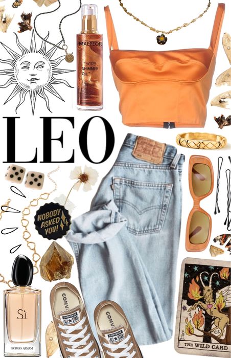 Venus Sign Leo Style, Leo Mars Aesthetic, Leo Zodiac Outfits, Leo Rising Woman, Leo Venus Style Outfits, Leo Outfits Style, Venus In Leo Style, Astro Outfits, Leo Venus Style