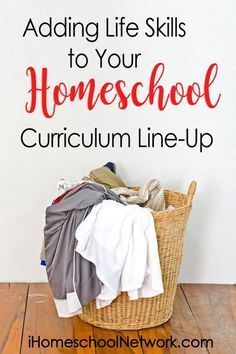 Adding Life Skills to Your Homeschool Curriculum Line-Up Life Skills Lessons, Free Homeschool Curriculum, Teaching Life Skills, Homeschool Education, Homeschool Inspiration, Homeschool Classroom, Homeschool Learning, Homeschool High School, Teaching Life