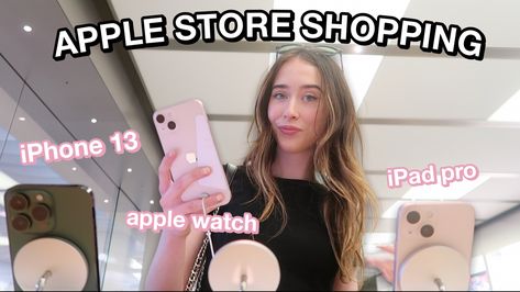 Youtube: Simply Sofia 💕 Simply Sofia, Ipad Pro Apple, Apple Ipad Pro, Apple Store, Apple Products, Shopping Trip, Ipad Pro, Iphone 13, Apple Watch