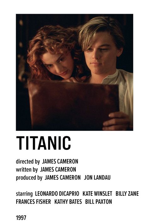 Titanic Movie Poster, Titanic Poster, Leonardo Dicaprio Kate Winslet, Polaroid Movie Poster, Frances Fisher, Beach Wall Collage, Billy Zane, Titanic Movie, Rms Titanic