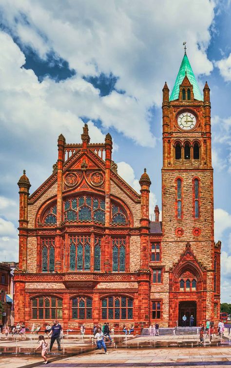 Northern Ireland, Derry City, Kingdom Of Great Britain, Emerald Isle, Old Building, History Lessons, Isle Of Man, Historic Buildings, Great Britain