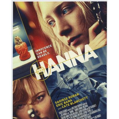 Hanna signed movie photo. Custom framed, matted 11x14 inches. Comes with certificate of authenticity. | Dream on Ventures Jamie Sheridan Signed Photo Paper in Blue / Red, Size 14.0 H x 11.0 W in | Wayfair | Home Decor Hanna Movie, Jason Flemyng, Vicky Krieps, The Chemical Brothers, Eric Bana, 2011 Movies, Spy Kids, Tv Series Online, Movie Room