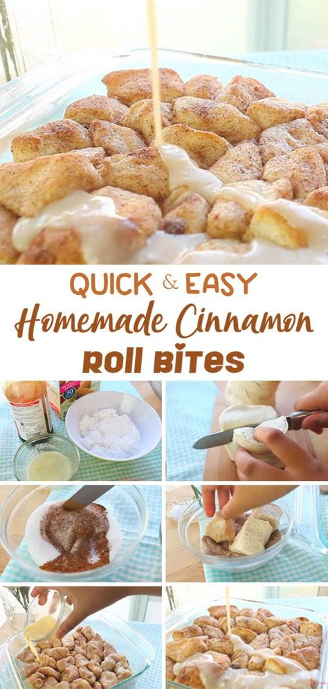 Homemade Cinnamon Bites, How To Make Cinnamon Rolls Out Of Canned Biscuits, Recipes With Refrigerator Biscuits, Biscuit Dough Breakfast Recipes, Biscuits Sweet Desserts, Grands Flaky Biscuit Recipes Desserts, Homemade Cinnamon Rolls With Biscuits, Easy Cinnamon Rolls From Canned Biscuits, Cinnamon Rolls Out Of Biscuits