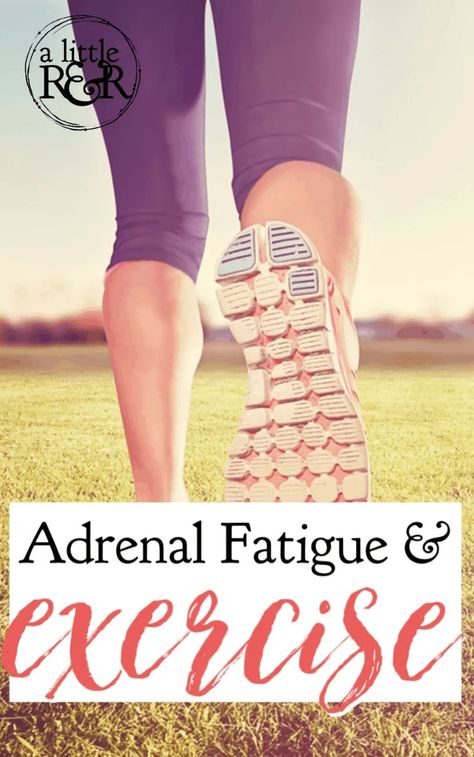 Exercising and adrenal fatigue are a tricky pair. At some point in your adrenal fatigue recovery, you will need to begin exercising...but not too much. Here's why. #alittlerandr #adrenalfatigue #stress #exercise #chronicfatigue What Is Adrenal Fatigue, Signs Of Adrenal Fatigue, Symptoms Of Adrenal Fatigue, Adrenal Fatigue Recovery, Adrenal Fatigue Symptoms, Addisons Disease, Adrenal Health, Fitness Pal, Happy Hormones