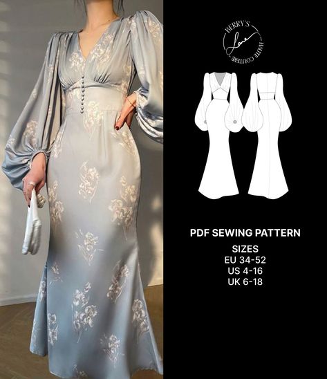 You can select and print the sewing pattern from this PDF according to your size. After purchasing the patterns, you may download them immediately and receive all the sizes. You won't require any fitting or adjustments when you sew your dress. You are free to choose any kind of fabric but you will need a interfacing fabric. You can message me if you need any sewing instructions. #patterndress #pdfpattern #pdfpatternwoman #pdfpatterngirl #dresspatterndownload #dresspatternwoman #sewingpattern Disco Sewing Pattern, Sewing Inspiration Clothes, Sewing Skirts Patterns, Sewing Patterns Vintage, Interfacing Fabric, Senior Fashion, Burlesque Costumes, Dress Patterns Free, Sewing Instructions