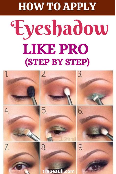So, Trabeauli has brought you a perfect tutorial for how to apply eyeshadow. Check out the blog- Simple Eyeshadow Looks, Eyeshadow Tutorial For Beginners, Eyeshadow Step By Step, Apply Eyeshadow, Eyeshadow Tips, Beginners Eye Makeup, Simple Eyeshadow, Eye Makeup Techniques, Makeup Artist Tips