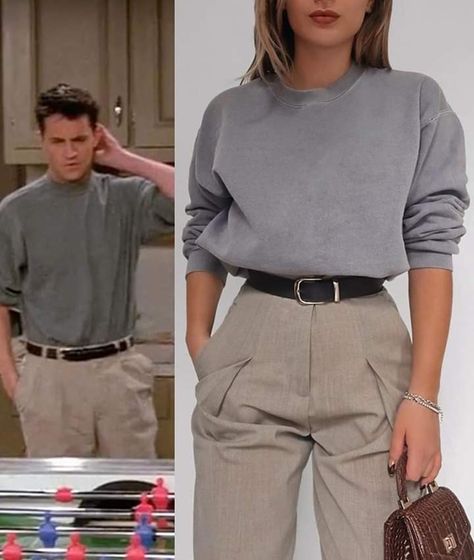 #chandlerbing #outfits #friends #90s #fashion Chandler Bing Outfits, Friends Outfits 90s, Lydia Rose, Look 80s, Spiritual Fashion, 90’s Outfits, Alledaagse Outfits, 90s Inspired Outfits, Mode Hippie