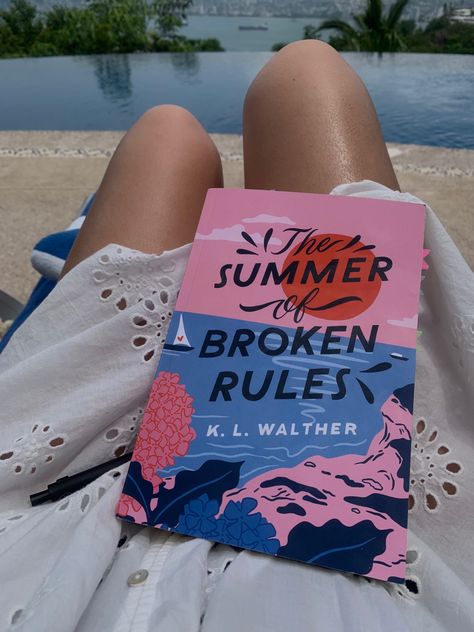 Books, Reading, Summer Of Broken Rules Book, The Summer Of Broken Rules, Book Beach, Beach Reads, Summer Vibes, Pool