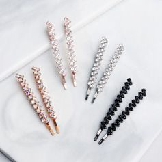 Lace Solid V-Neck Short Sleeves Maxi Dresses (293252110) - JJ's House Silver Bobby Pins, Hair Slides, Bobby Pin Hairstyles, Rhinestone Hair Pin, Hair Supplies, Rhinestone Hair Clip, Crystal Hair Pins, Hair Accessories Clips, Pearl Hair Pins