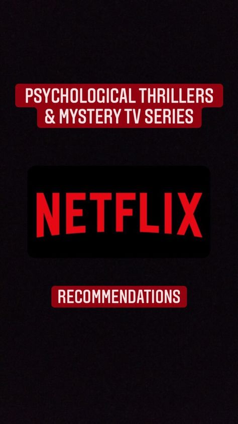 My personal favourite Netflix shows from thriller & mystery genre. This is not the whole list as most of my other favourites are not available on Netflix. Netflix Thriller Movies List, Thriller Movies On Netflix Best, Mystery Movies To Watch, Anime Watchlist, Psychological Thriller Movies, Mystery Tv Series, Netflix Recommendations, Mystery Show, Netflix Shows