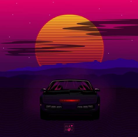 Knight Rider Wallpaper, Knight Rider Kitt, Rider Quotes, Kitt Knight Rider, Night Rider, Nostalgia Art, New Retro Wave, Hd Cool Wallpapers, Cute Disney Pictures