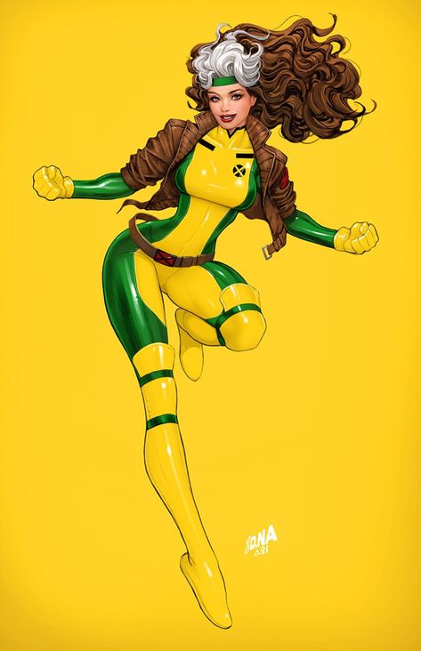 ArtStation - Rogue | X-Men #1, David Nakayama Rogue X Men, David Nakayama, Marvel Rogue, Snk King Of Fighters, Rogue Gambit, Marvel Heroines, Comic Book Artwork, Marvel Icons, Uncanny X-men