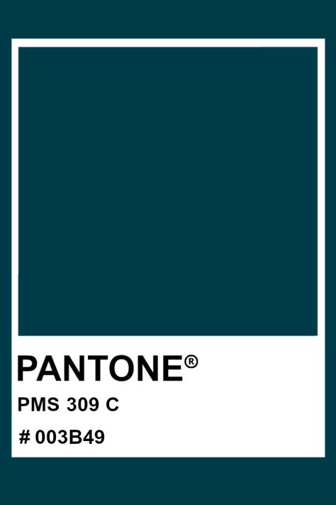 Dark Teal Pantone, Pantone Teal, Pantone Color Chart, Pantone Colour Palettes, Color Schemes Colour Palettes, Paint Color Palettes, Casa Exterior, Color Chip, Colour Pallette