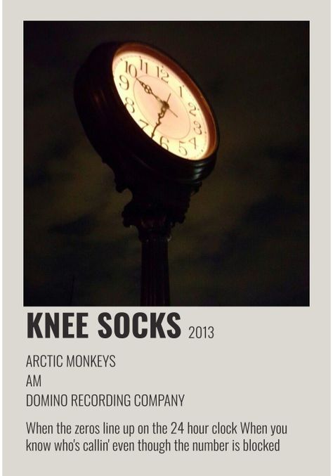 Knee Socks by Arctic Monkeys Poster Arctic Monkeys Album Covers, Arctic Monkeys Poster Vintage, Knee Socks Arctic Monkeys, Arctic Monkeys Songs, Arctic Monkeys Knee Socks, Arctic Monkeys Album Cover, Quiet Aesthetic, Arctic Monkeys Poster, Monkey Room