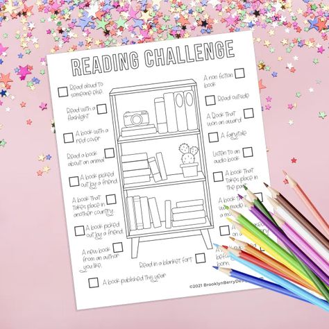 Reading Week Ideas, Summer Reading Chart, February Reading, Read A Thon, Reading Genres, Reading Incentives, Reading Log Printable, Reading List Challenge, Summer Reading Challenge