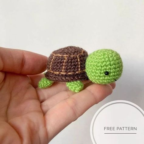 Free Crochet toys patterns 🆓 | Free Turtle Pattern 🐢 | Facebook Amigurumi Patterns, Crochet Turtle Pattern Free, Crochet Turtle Pattern, Crochet Toys Free Patterns, Instagram Pattern, Crochet Toys Free, Crochet Turtle, Tiny Turtle, Turtle Pattern