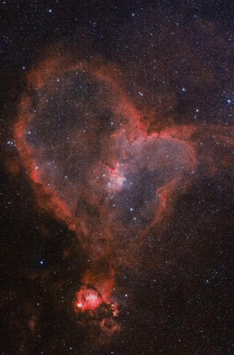 The Heart Nebula Hubble Astronomy, Nebulas, Heart Nebula, Space And Astronomy, Out Of This World, Universe, Celestial Bodies, Wonder, Quick Saves