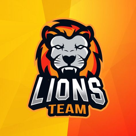 Logos, Lions Cricket Logo, Logo Lion, Cricket Logo, Lion Head Logo, Animal Lion, Logo Character, Character Logo, Girl With Pink Hair
