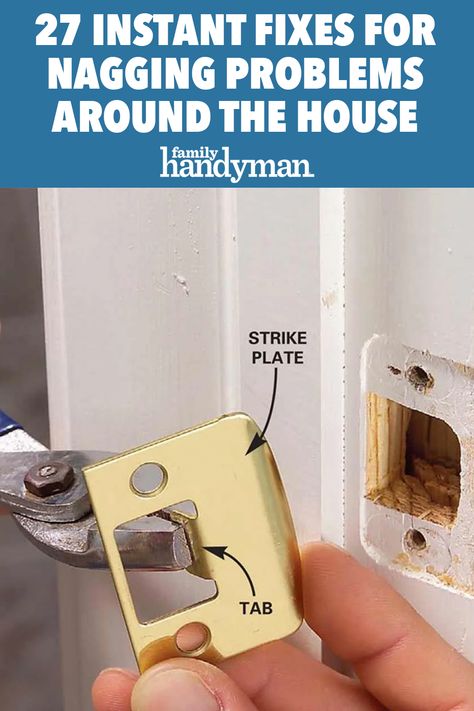 Diy Handyman Projects, Easy Home Repairs, House Repairs Diy, Handyman Tips And Tricks, Handyman Projects Diy Home Repair, Construction Hacks, Projects Around The House, Diy Handyman, Handyman Projects