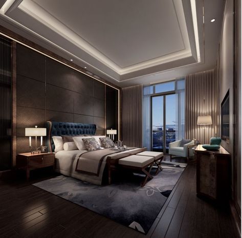 Interior Model, House Ceiling Design, Plafond Design, Luxury Bedroom Design, Bilik Tidur, Luxurious Bedroom, Luxury Bedroom Master, 3d Interior, Bedroom Bed Design