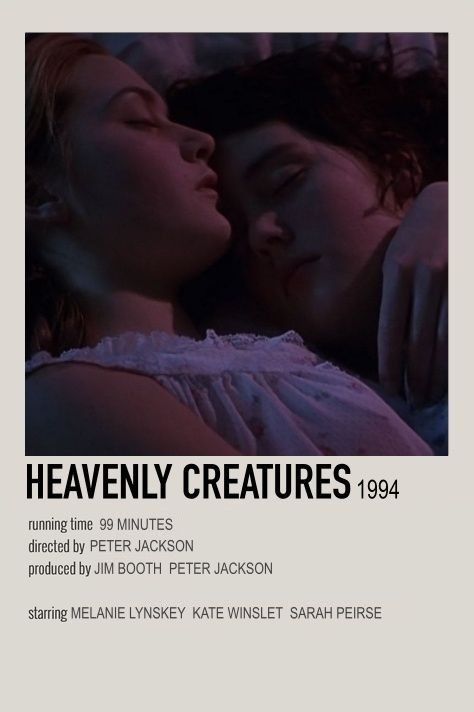 Heavenly Creatures Movie, Sapphic Movies List, Lesbian Movie Quotes Aesthetic, Wlw Movies, Creature Movie, Romcom Movies, Heavenly Creatures, Movies To Watch Teenagers, Girly Movies