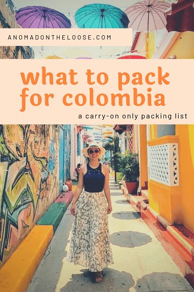 What to Pack for Colombia: the Carry-On Only Packing List | A Nomad on the Loose Columbia South America, Colombia Travel Guide, Trip To Colombia, Visit Colombia, Packing Guide, Colombia Travel, Cali Colombia, Pablo Escobar, Fresh Outfits