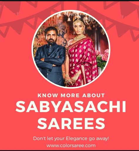 DO YOU WANT TO SEE YOURSELF IN SABYASACHI SAREES😍 link: https://colorsaree.com/sabyasachi-sarees/. The Sabyasachi saree collections showcase a gorgeous affair of ostentatious styles mixed with made Indian textiles. So don't wait and know more about SABYASACHI SAREES😍 #saree #sarees #traditionalsaree #Culture #style #trend #ethnic #Colorsaree #sabyasachi #bridal #collection #designer Sabhyasachi Latest Collection Sabyasachi, Sabyasachi Sarees Classy, Sabhyasachi Sarees, Sabyasachi Sarees Price, Sabyasachi Bridal Collection, Hairstyle For Saree, Sabyasachi Wedding, Sarees Blouse Designs, Sabyasachi Saree