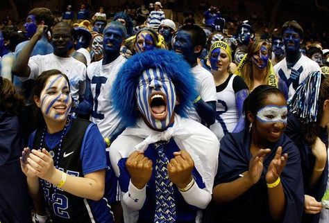 The Top 20 Most Awesome Fan Bases in Sports | Bleacher Report | Latest News, Videos and Highlights Benefits Of Sports, Ncaa March Madness, Basketball Tickets, Crazy Fans, Duke Blue Devils, Basketball Uniforms, Duke Basketball, Winter Sport, Basketball Fans