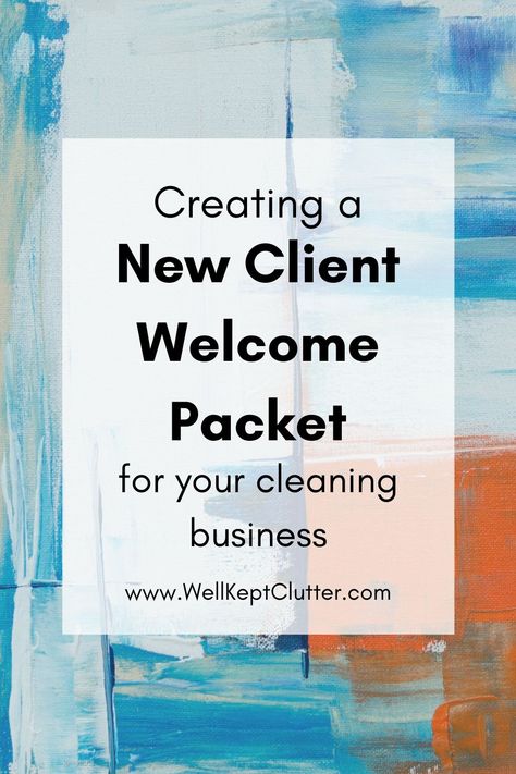 Everything you need to know about creating new client welcome packets for your cleaning business or maid service. Things to include and resources to help putting it all together. #cleaningbusiness #maidservice #startup #welcomepacket #newclients #cleaningservice #smallbusiness #WellKeptClutter #tipsandtricks #beginnersguide #startingabusiness Cleaning Company Client Gifts, Cleaning Business Shirts Ideas, Marketing Ideas For Cleaning Business, New Client Welcome Packet Cleaning, Garbage Can Cleaning Business, Cleaning Service Post Ideas, Cleaning Business Ideas Posts, Cleaning Business Facebook Posts, Luxury Cleaning Service