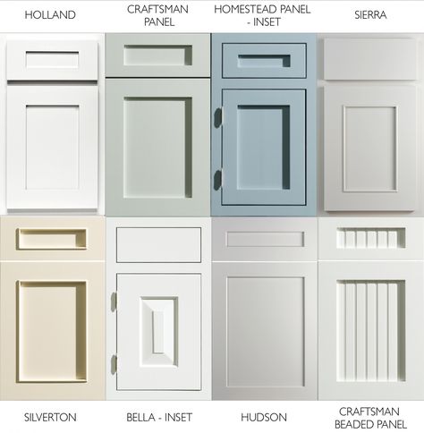 Types Of Kitchen Cabinets, Cottage Style Living Room, Kitchen Cabinet Door Styles, Types Of Kitchen, Kitchen Cottage, Cottage Style Interiors, Desain Pantry, Cottage Style Kitchen, Cabinet Door Styles