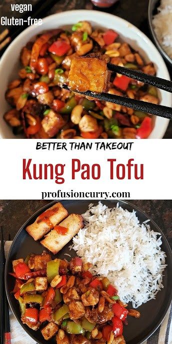 Essen, Tofu Dinner Recipes, Kung Pao Tofu, Meatless Meal, Better Than Takeout, Tofu Dishes, Meatless Dinner, Crispy Tofu, Tasty Vegetarian Recipes