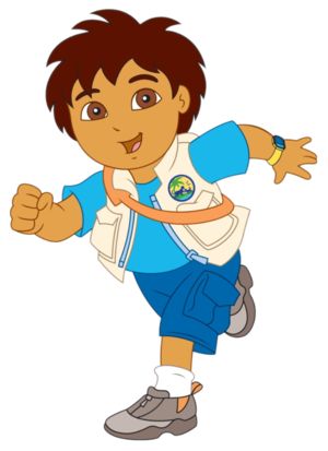 One of the most major shows on kids' Tv was Go Diego Go. Oh, this show was my jam! I also loved how Dora was be on this show and Diego would sometimes go on Dora's show. I mean, the idea of two interconnected shows, it was an amazing idea that my five-year-old self could not fathom. Dora Diego, Baby Jaguar, Diego Go, Dora And Friends, Go Diego Go, Cartoon Caracters, School Murals, Rick Y Morty, High Tech Gadgets