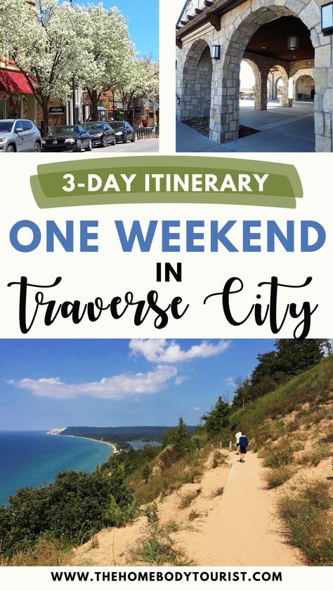 One Weekend In Traverse City, Michigan: An Adventurous 3-day Itinerary From A Local! - The Homebody Tourist Traverse City Michigan Things To Do Kids, Michigan Itinerary, Travel Michigan, Michigan Adventures, Michigan Road Trip, Michigan Vacations, Traverse City Michigan, Traverse City Mi, Michigan City