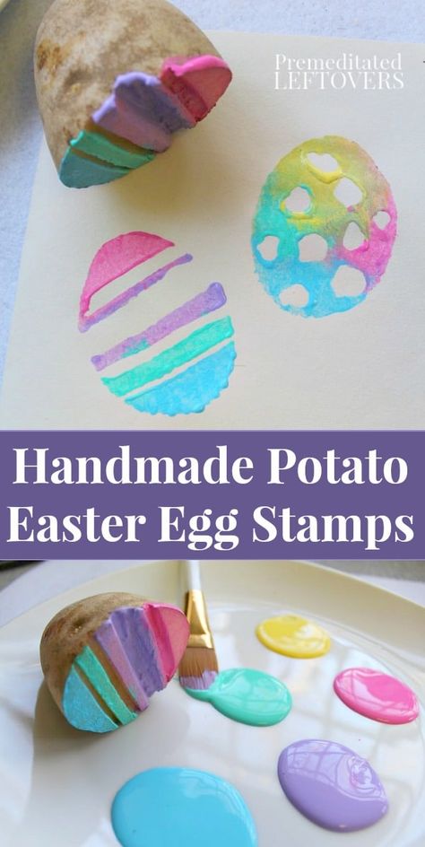 Easter Crafts 2-3, Easter Egg Painting Toddler, Gross Motor Easter Activities, Preschool Easter Egg Crafts, Easter Activities For Babies, Fun Easter Activities, Egg Stamps, Påskeaktiviteter For Barn, Egg Stamp