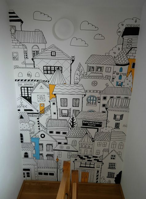 Aesthetic Wall Paint, Wall Drawing Ideas, Paint Wall Art, Wall Drawings, Doodle Wall, Wall Murals Diy, Wall Painting Ideas, Creative Wall Painting, Wall Art Diy Paint