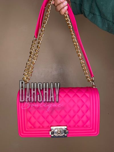 Hot Pink Accessories, Hot Pink Bag, Trendy Purses, Stylish Purse, Girly Bags, Fancy Bags, Pink Handbags, Luxury Purses, Goodie Bag