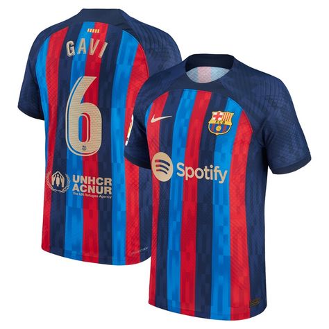 Camisa Barcelona, Barcelona Home, Barcelona Jerseys, Barcelona Players, One Team, Fc Barcelona, Soccer Jersey, Football Shirts, Nike Logo