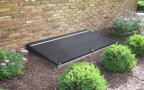 Crawlbrella Crawlspace Doors, Crawl Space Covers Crawl Space Access Door, Basement Well, Crawl Space Cover, Diy Crawlspace, Basement Window Well Covers, Crawl Space Door, Bulkhead Doors, Space Door, Basement Window Well